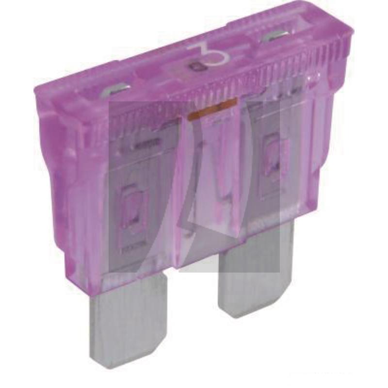 GRANIT Sicherung, bis 12V, 3A, Lila, VPE 10 32 V max. / 3 A | violett | VPE 10