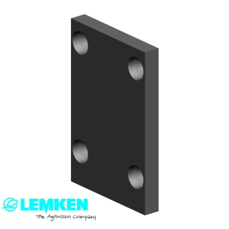 Platte 80x12x120 4xD8,2