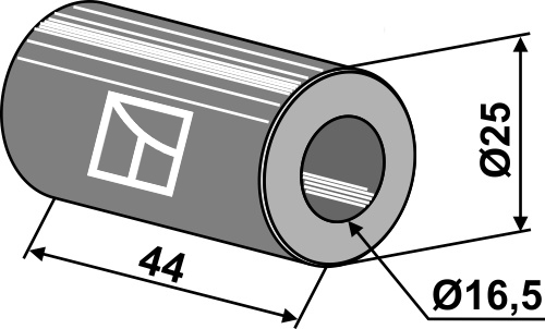 Buchse 44x16,5x25, passend für Ferri, agricom und mehr
