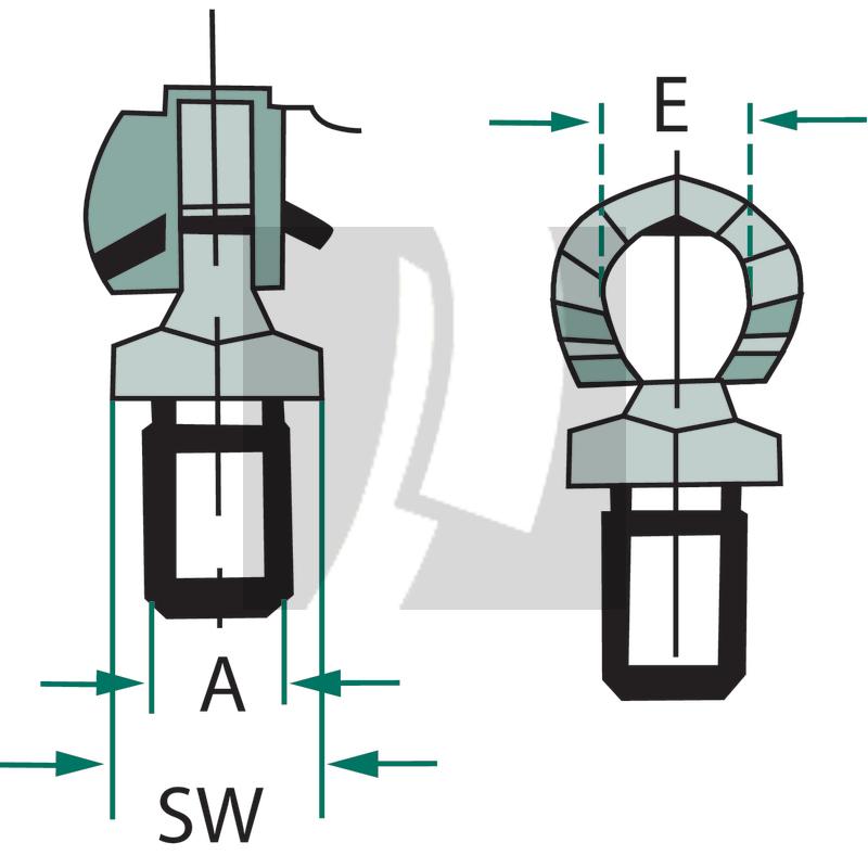 Stabilus Kugelzapfen M6 mm