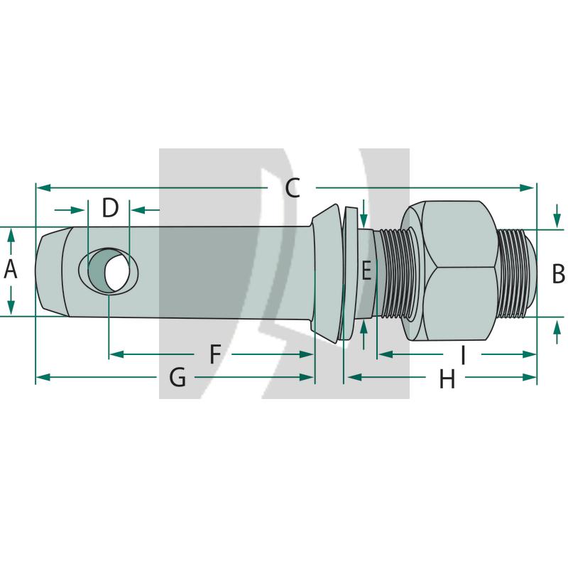 Unterlenkerbolzen  147 mm Unterlenkerbolzen  147 mm