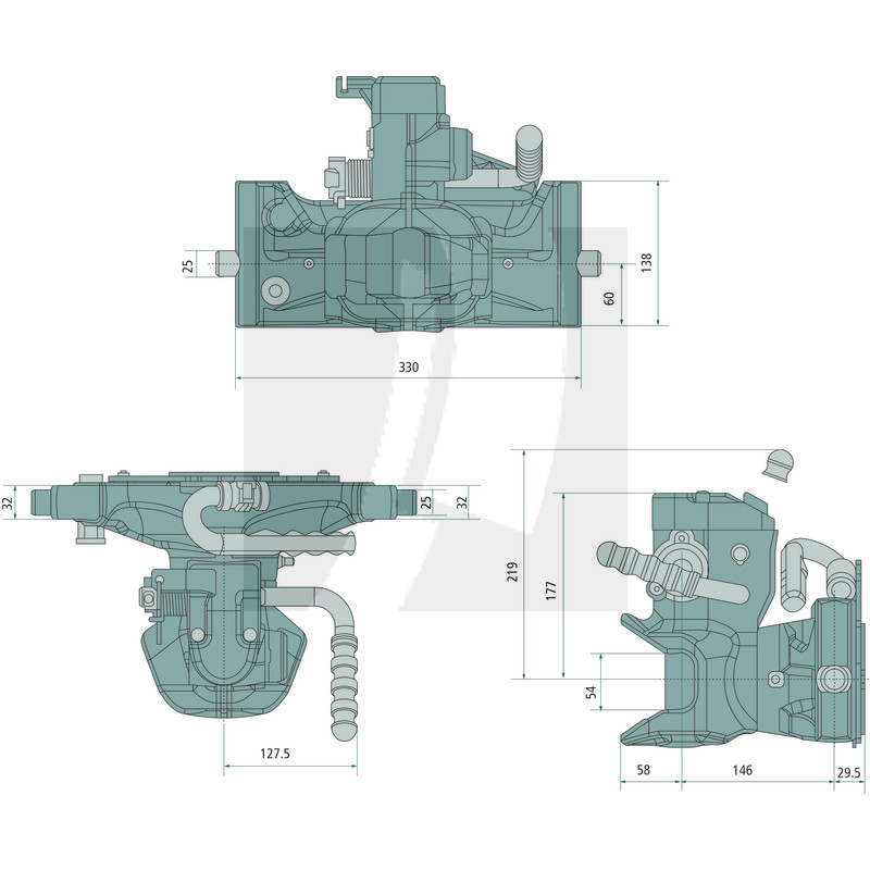 Innenteil ohne Sensor Innenteil ohne Sensor