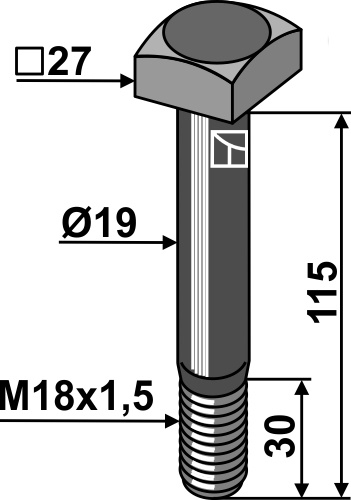 Schraube - 10.9, passend für Berti