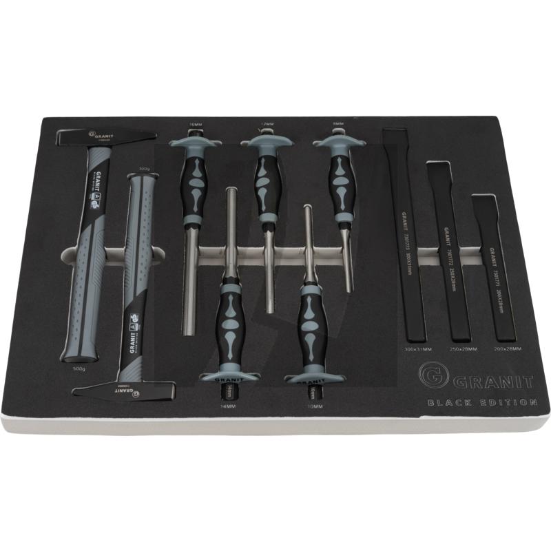 Einlagen-Set Hammer, Splinttreiber und Meißel
