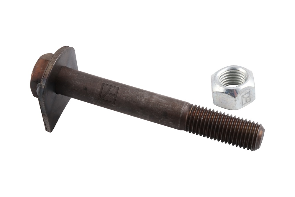 Schraube M 16 x 2 - 8.8 mit Sicherungsmutter, passend für Humus