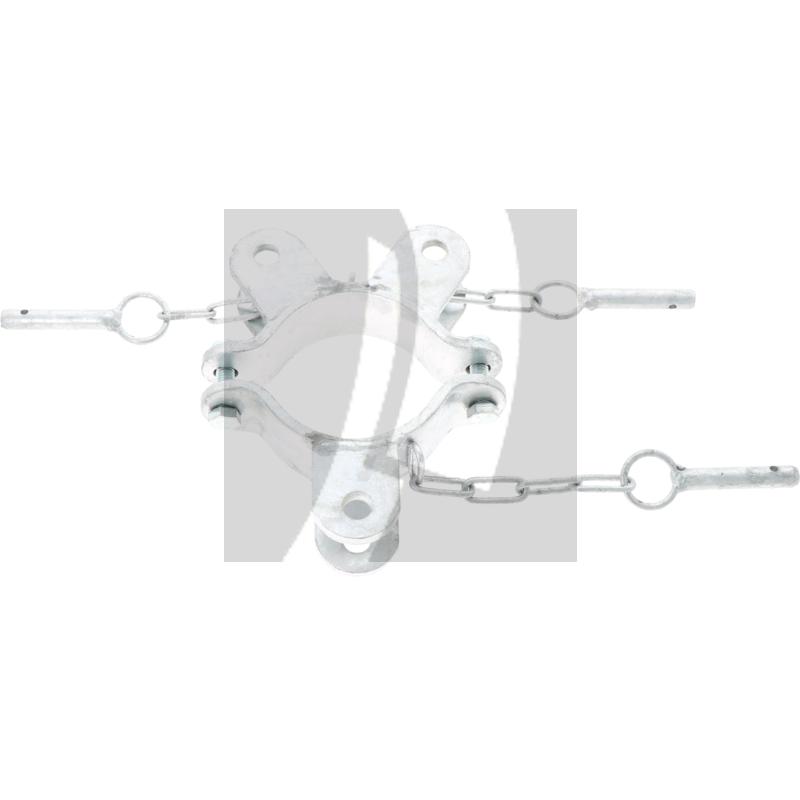 Schelle verzinkt 3 Halter