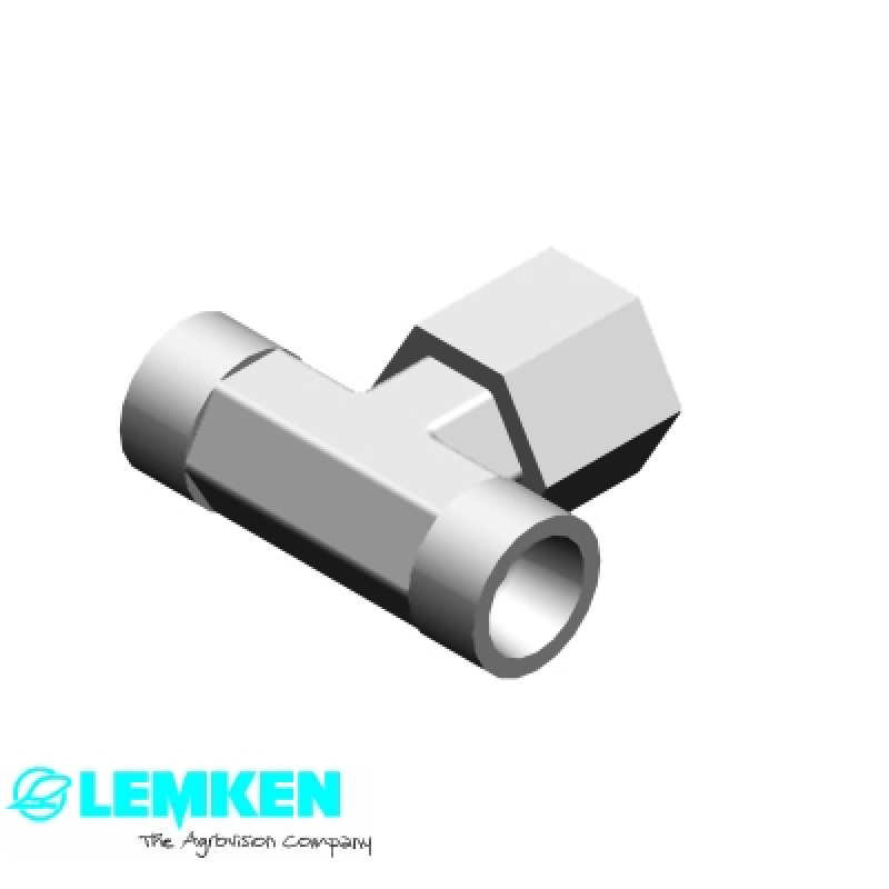 Einstellbare T-Verschraubung ET10-L Zn