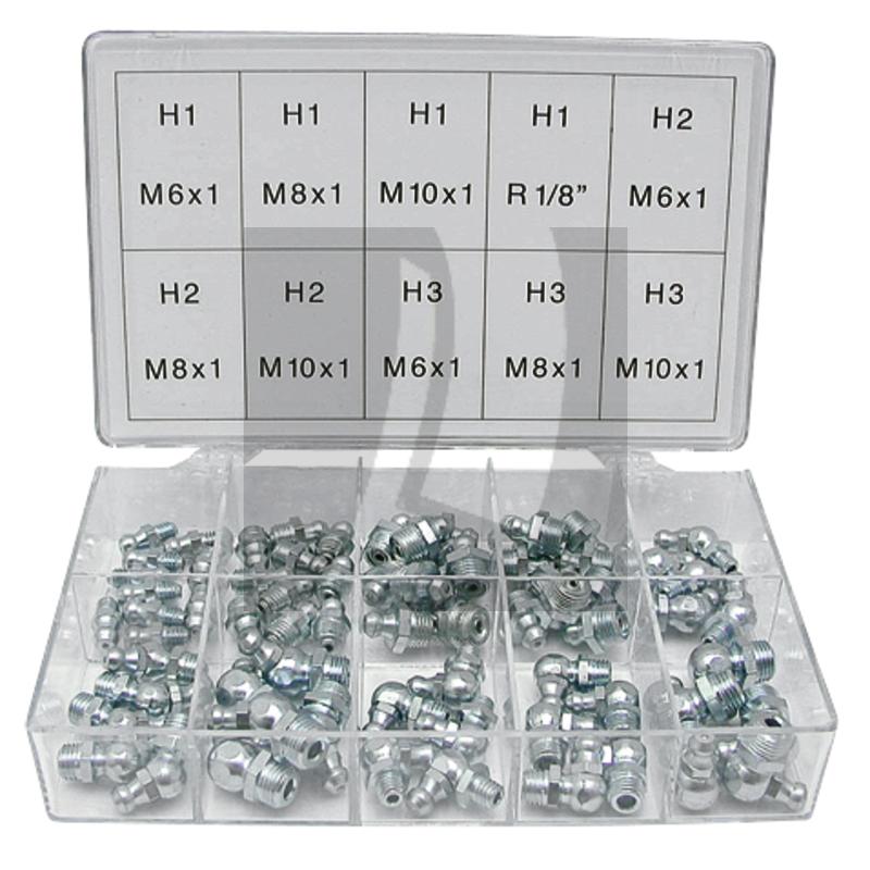 Schmiernippel, Sortiment Schmiernippel, Sortiment