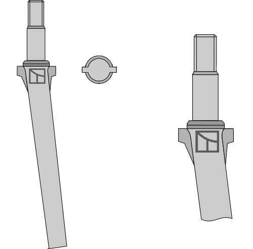 Kreiseleggenzinken 320 mm, passend für Lely