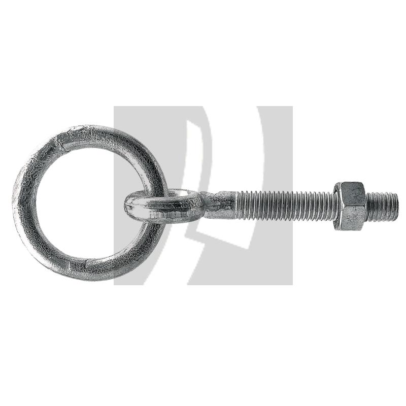 GRANIT Barrenring mit Schraube und Mutter M12, galvanisch verzinkt, Ring 9,5 x 42 mm GRANIT Barrenring mit Schraube und Mutter M12, galvanisch verzinkt, Ring 9,5 x 42 mm