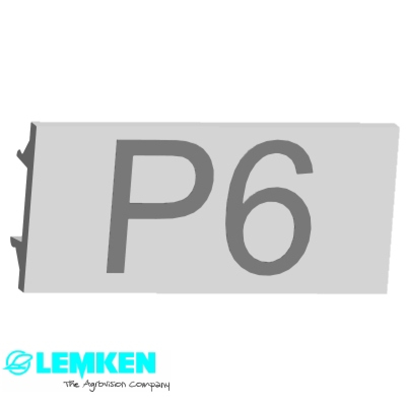 Kennzeichnung P6