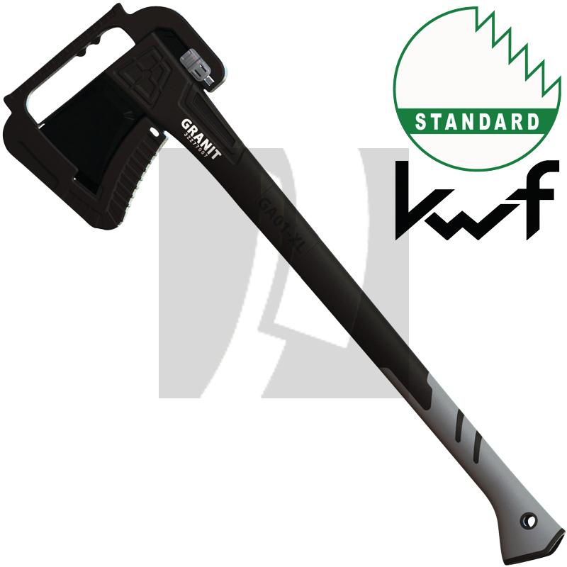 GRANIT BLACK EDITION Spaltaxt Kunststoffhohlprofil 710 mm 1700g GA01-XL