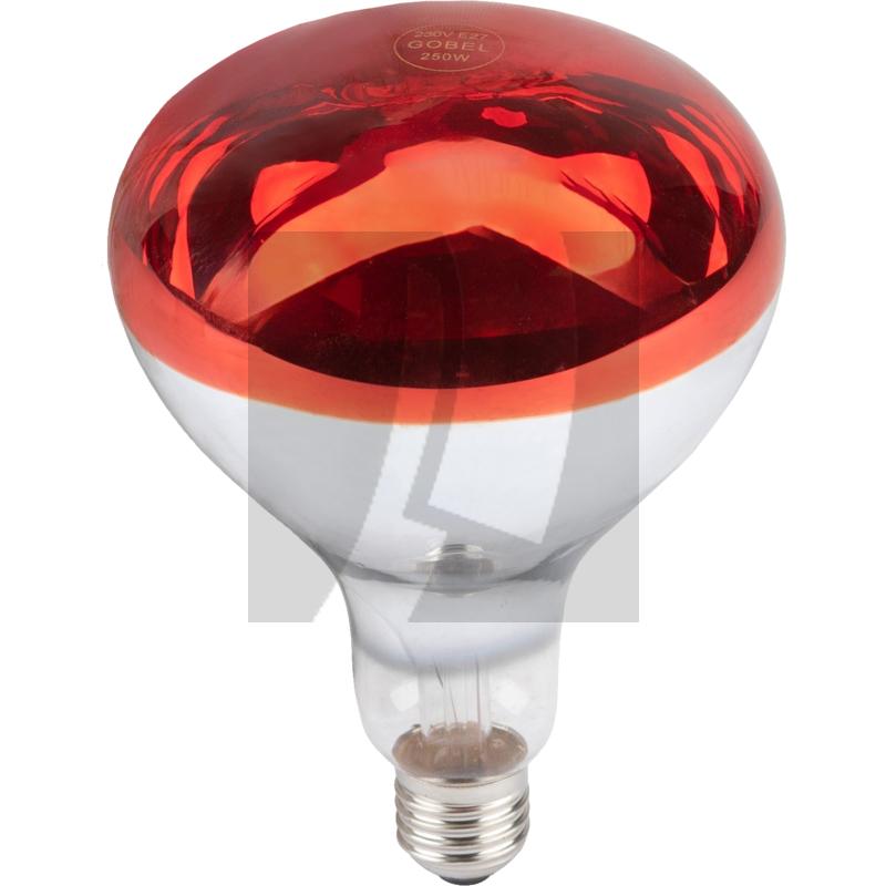 Infrarotglühlampe für Wärmestrahlgerät, 150 Watt, rot