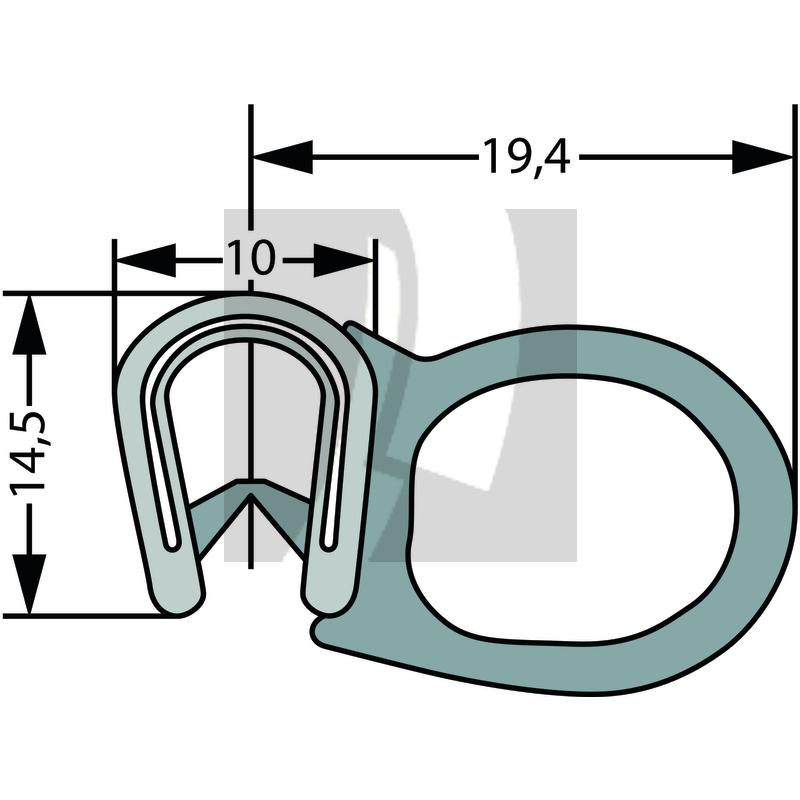 Dichtgummi 19,4 mm