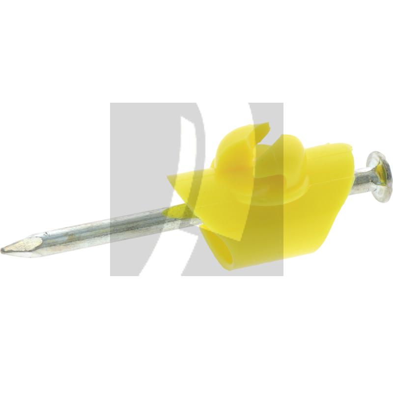 Nagelisolator klein, für glatten Draht Nagel-Isolatoren