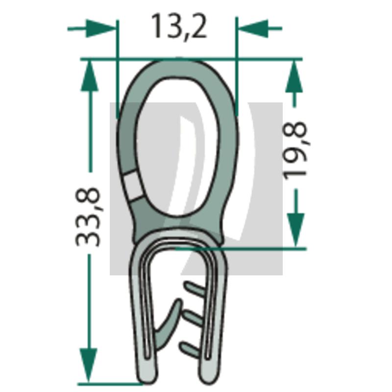 Dichtgummi 13,2 mm