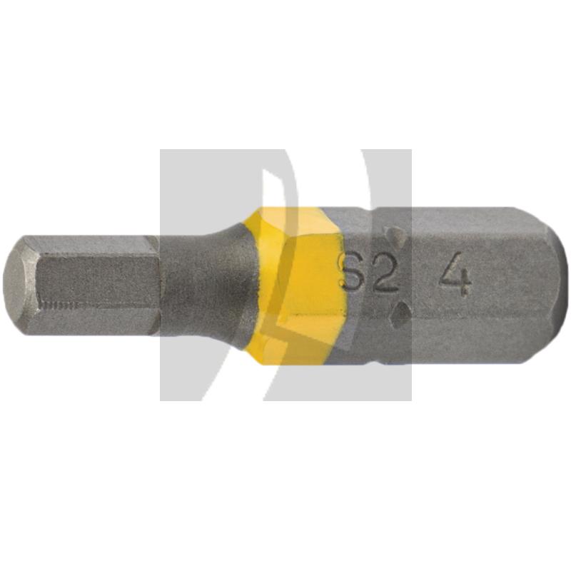 VPE10 1/4" Bit 25mm, Innensechskant 4 mm