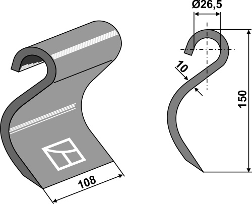 Schlegel 150x108 mm, passend für Mulag