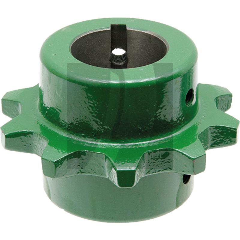 Kettenrad innen, obere Schrägförderwelle John Deere