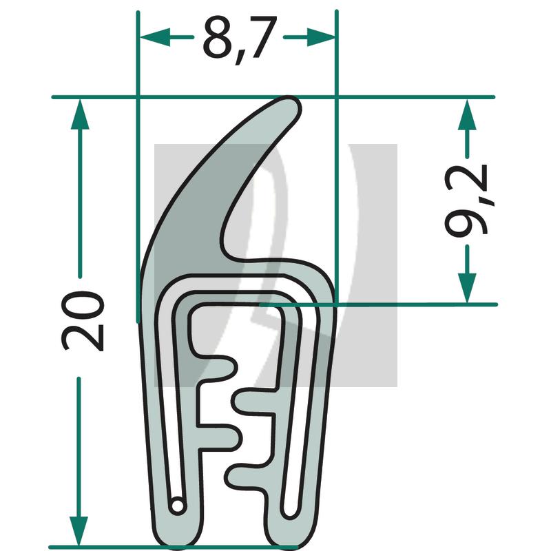 Dichtgummi 8,7 mm