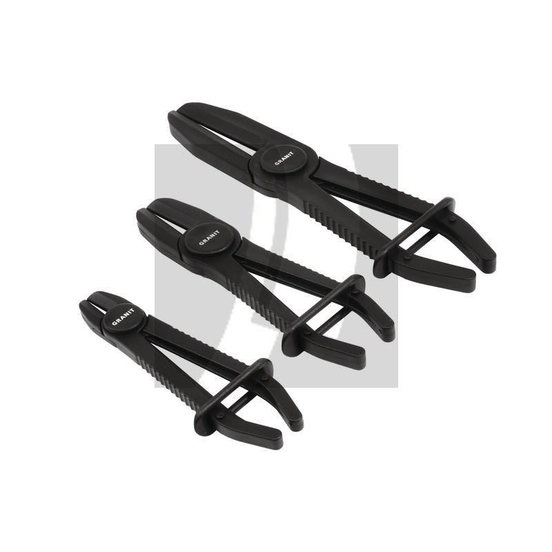 Schlauch-Abklemm-Zangen-Satz, 3-tlg. Schlauch-Abklemm-Zangen-Satz, 3-tlg.