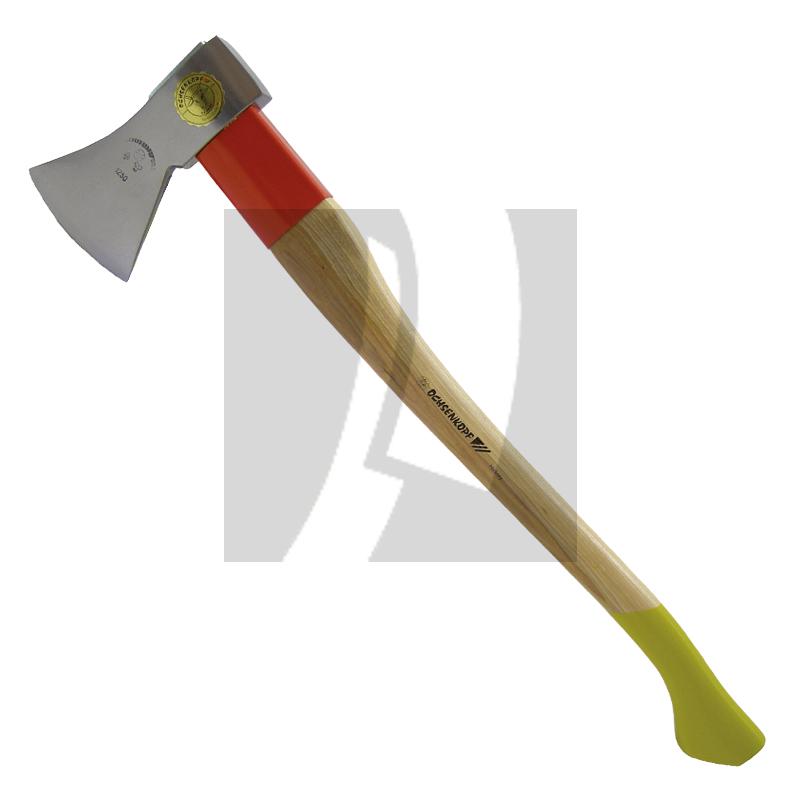 Ochsenkopf Universalaxt Hickory 700 mm 1250g  Rotband-Plus, Gold, Rheinische Form