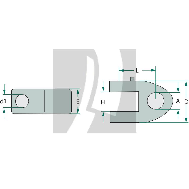 Gabelgelenkkopf   28,2 mm