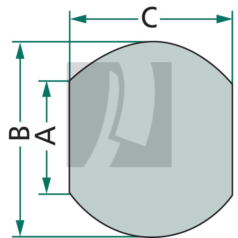 Unterlenkerkugel Satz Standard 64 mm