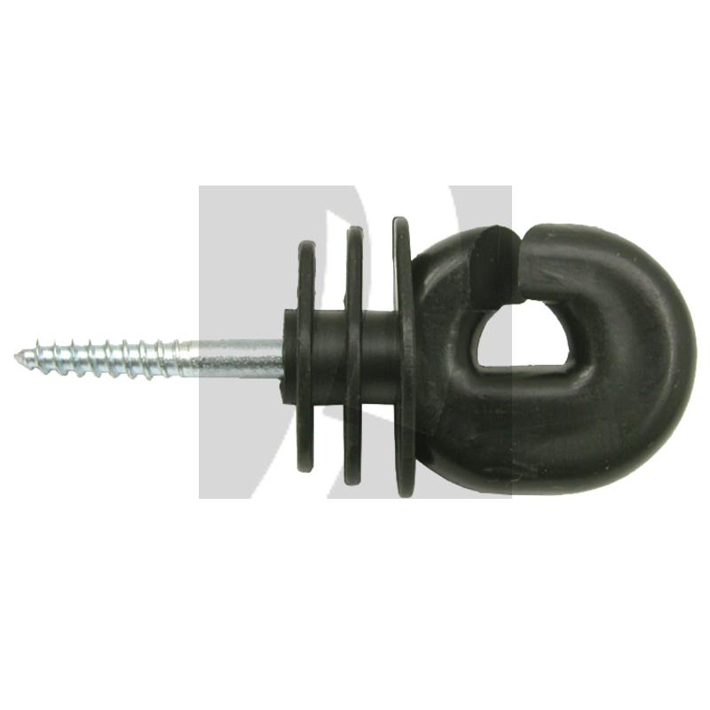 Ringisolator rund, Jumbo Ausführung, nicht durchgehende, überdrehsichere Einlegestütze, aus Spezialkunststoff