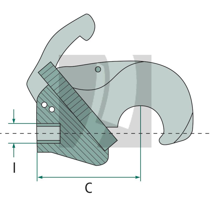 Fanghaken M20 x 1,5 mm