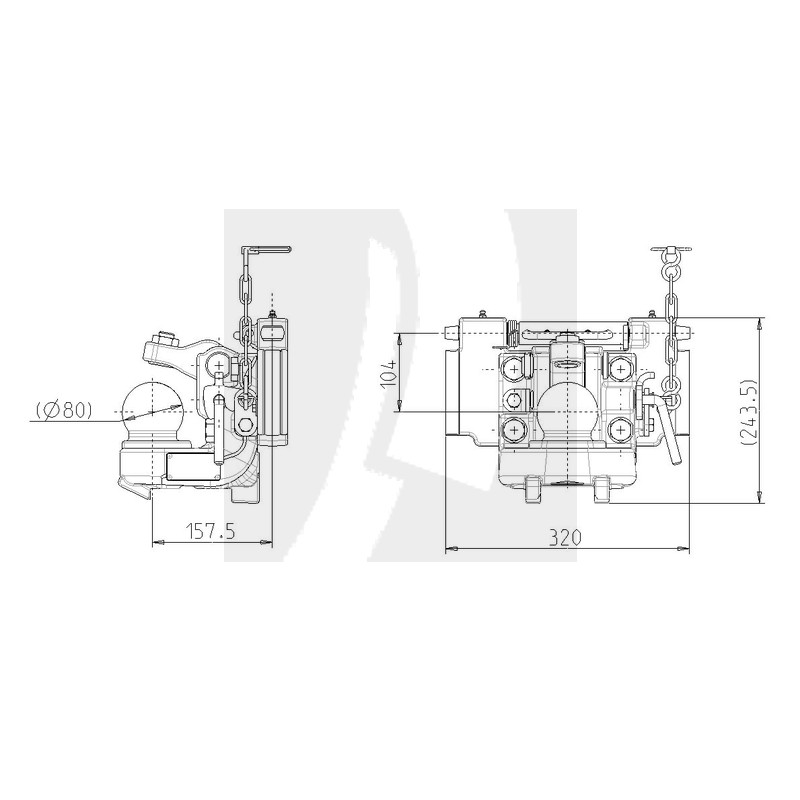 Innenteil Sauermann HS1250-NH-KV
