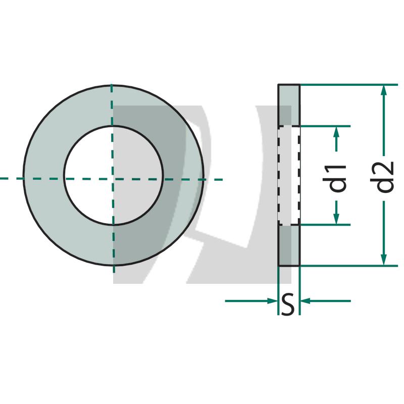 Passscheibe 16x22x0,50 DIN 988 Passscheibe 16x22x0,50 DIN 988