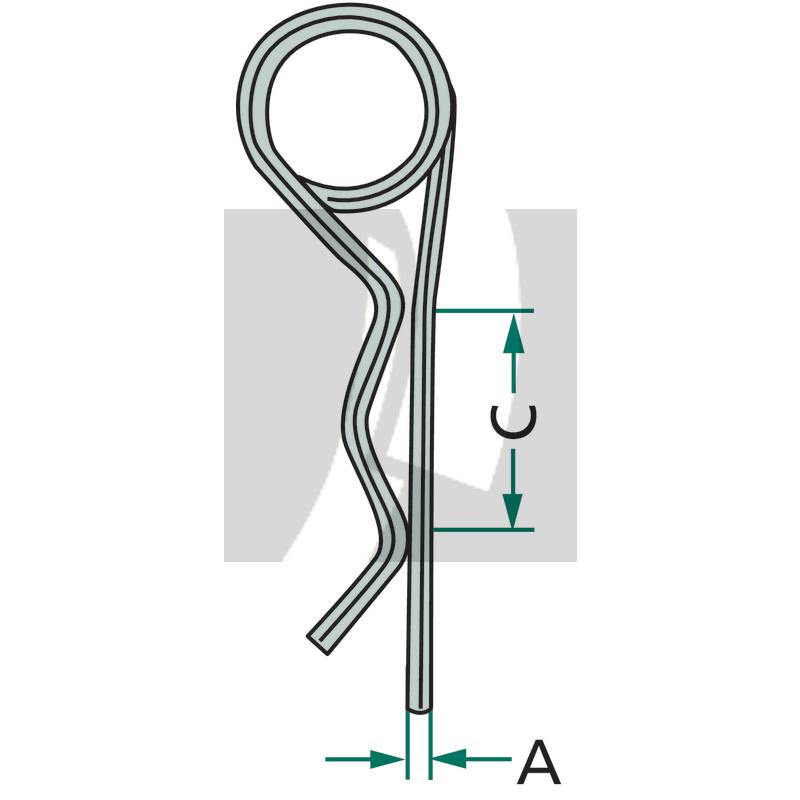 Federstecker-Satz verzinkt Federstecker-Satz verzinkt
