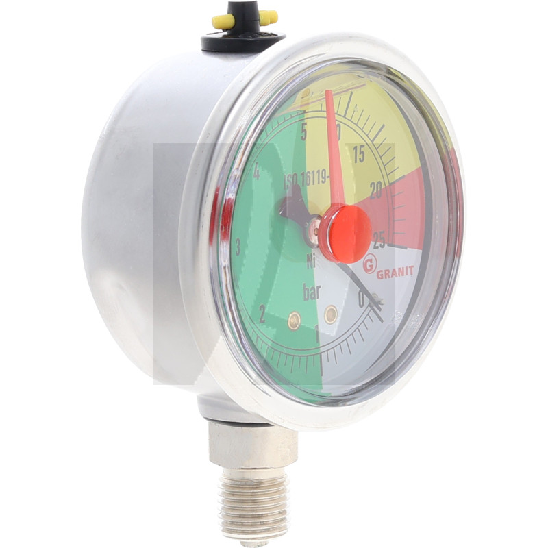 Manometer 0-5-25bar Ø63mm U1/4"