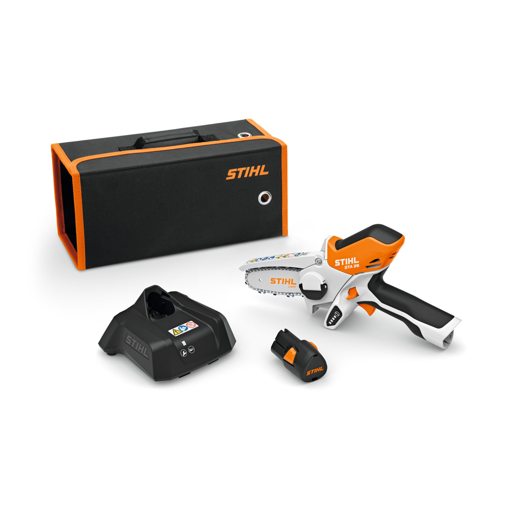 STIHL Akku-Gehölzschneider GTA 26 mit Akku AS 2 und Ladegerät AL 1 STIHL Akku-Gehölzschneider GTA 26 mit Akku AS 2 und Ladegerät AL 1