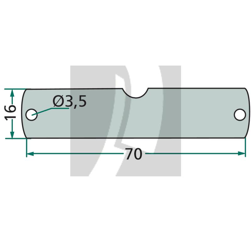 Mitnehmerbolzen rund, Ø 100 mm Kuhn