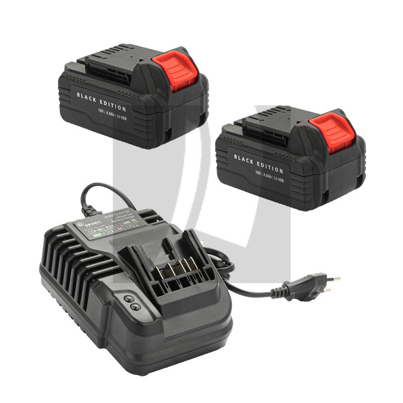 2x Akku 18V 4Ah + Ladegerät