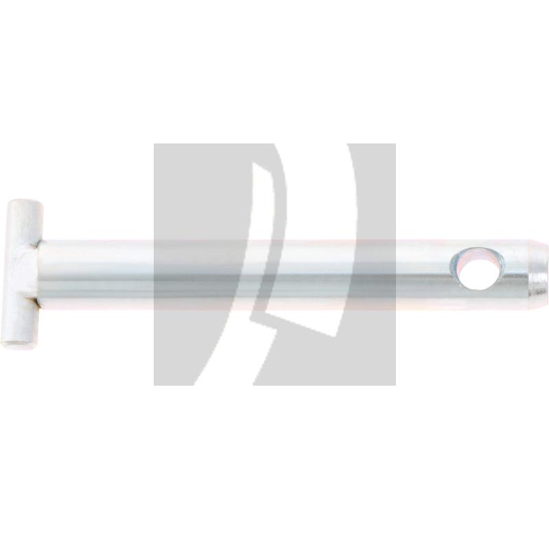 Oberlenkerbolzen universal - mit T-Griff, ohne Kette 134 mm
