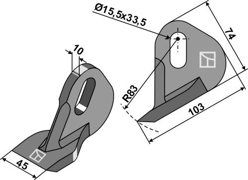 Hammerschlegel, passend für Kuhn