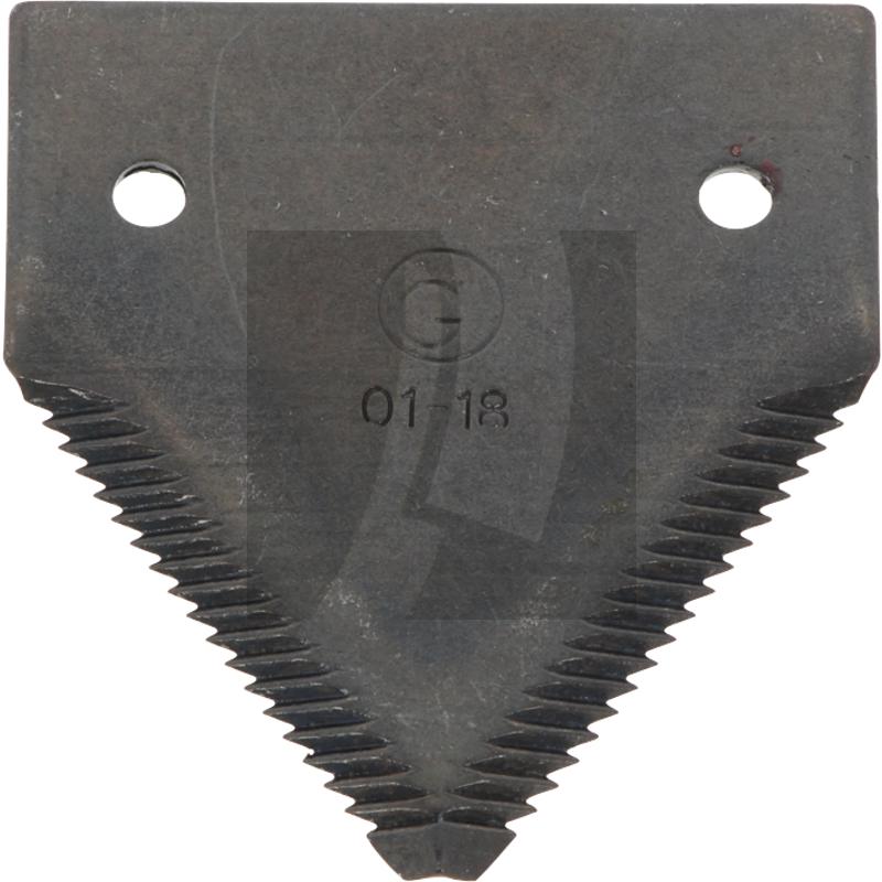 Mähmesserklinge grob gezahnt, selbstschärfend, Stärke 2,7 mm John Deere