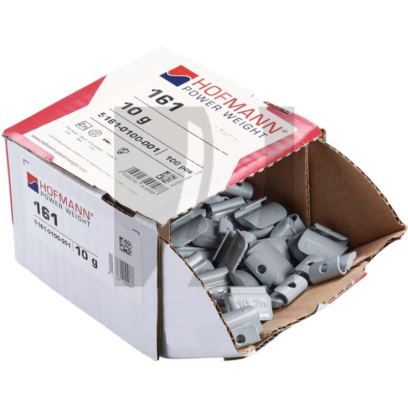 Schlaggewicht PKW Typ161 10g Zink, VPE 100