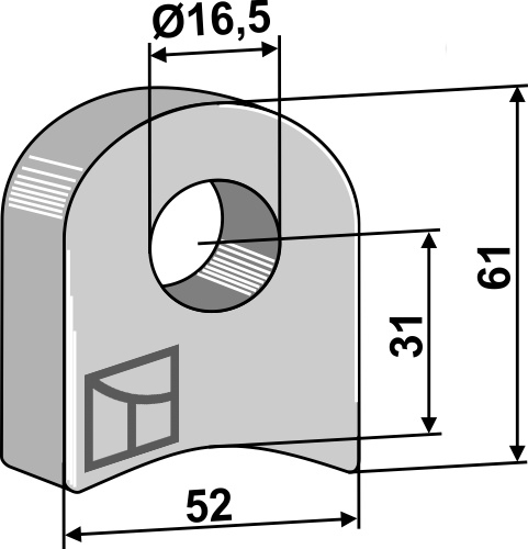 Halter, passend für Sicma