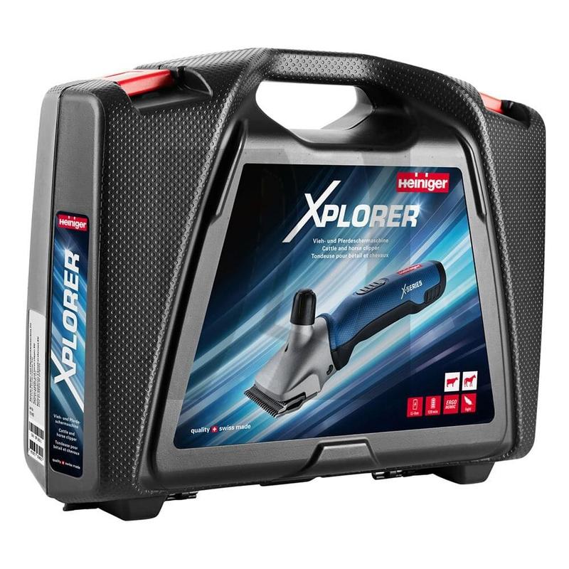Schermaschine Xplorer, für Pferde und Rinder, mit 2 Akkus