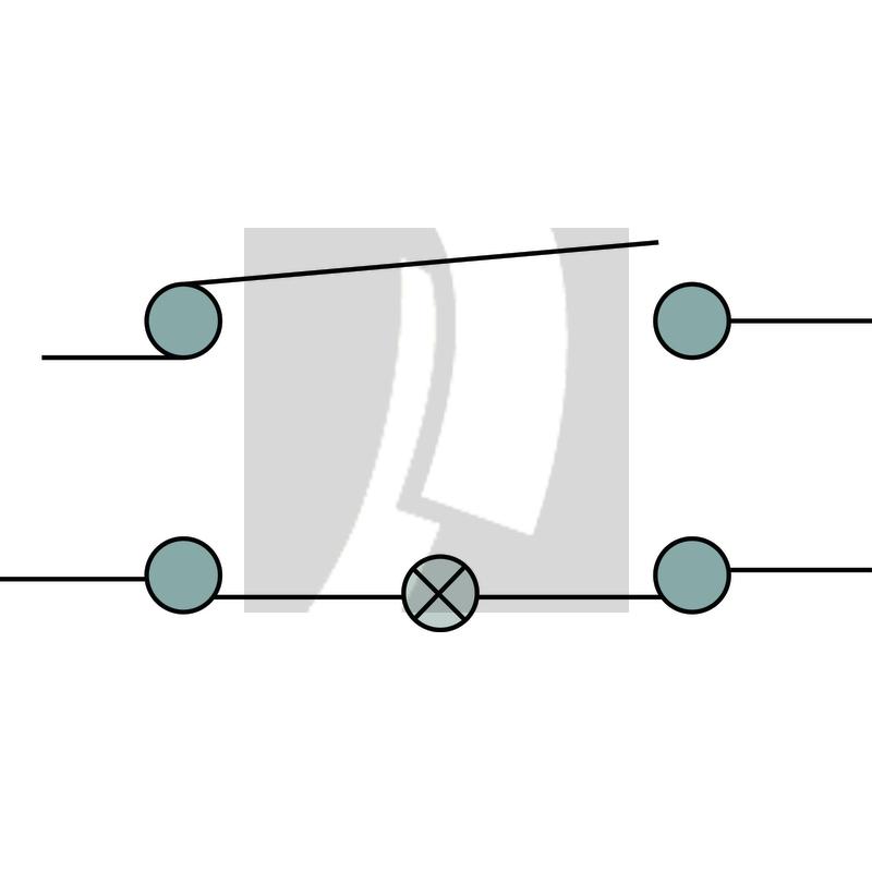 GRANIT Drehschalter Knopf mit Kontolllicht 2 Schaltstufen, Ein / Aus