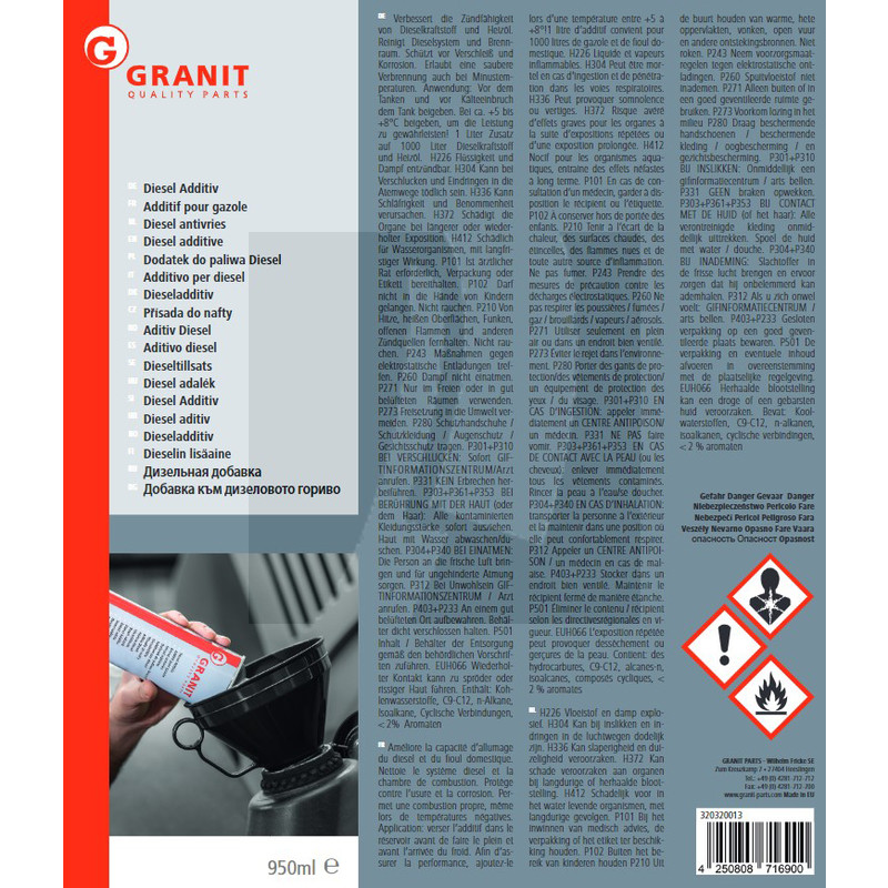 Diesel Additiv 950ml