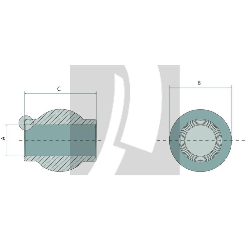 Oberlenkerkugel Heavy Duty 44 mm Oberlenkerkugel Heavy Duty 44 mm