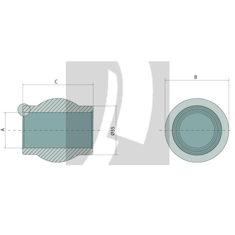 Oberlenkerkugel Heavy Duty 51 mm Oberlenkerkugel Heavy Duty 51 mm