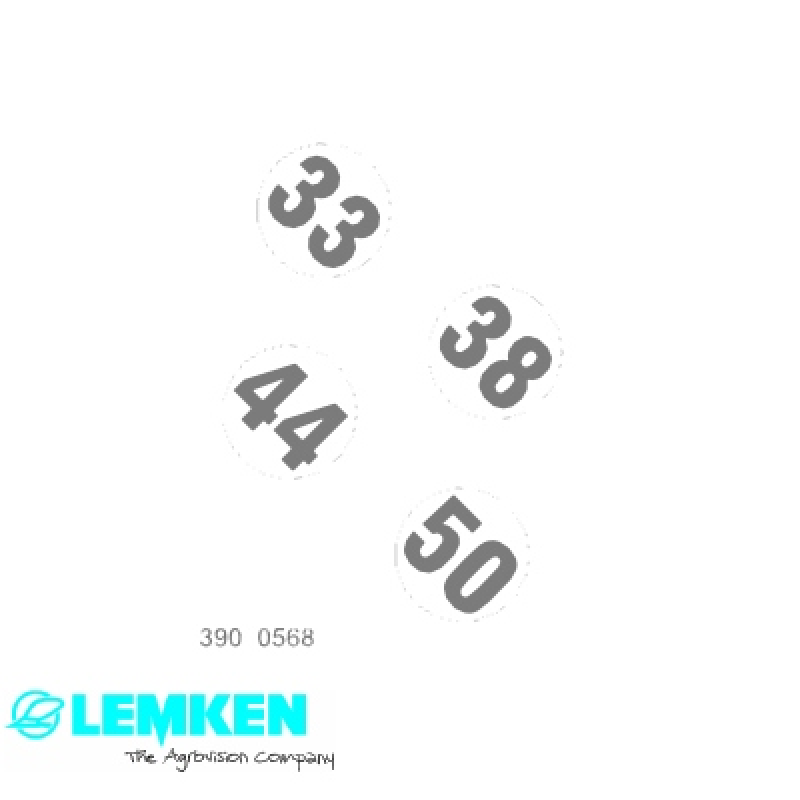 Aufkleber EurOpal 33-38-44-50 RE