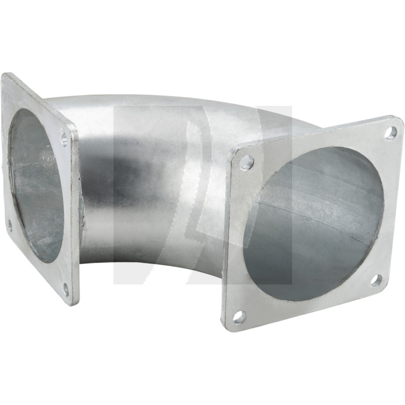 Bogen 90°, mit Flansch 6"