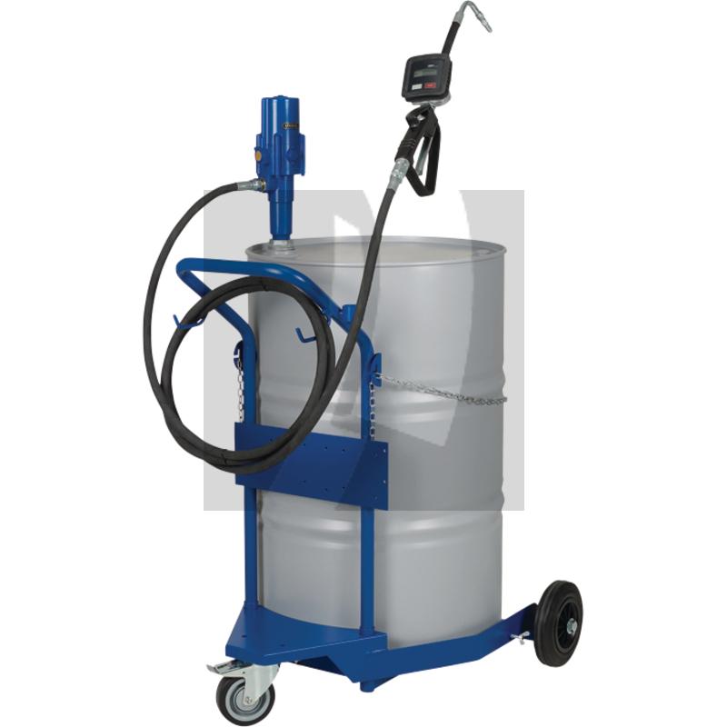 Fahrbares Ölsystem mit Pneumatikpumpe